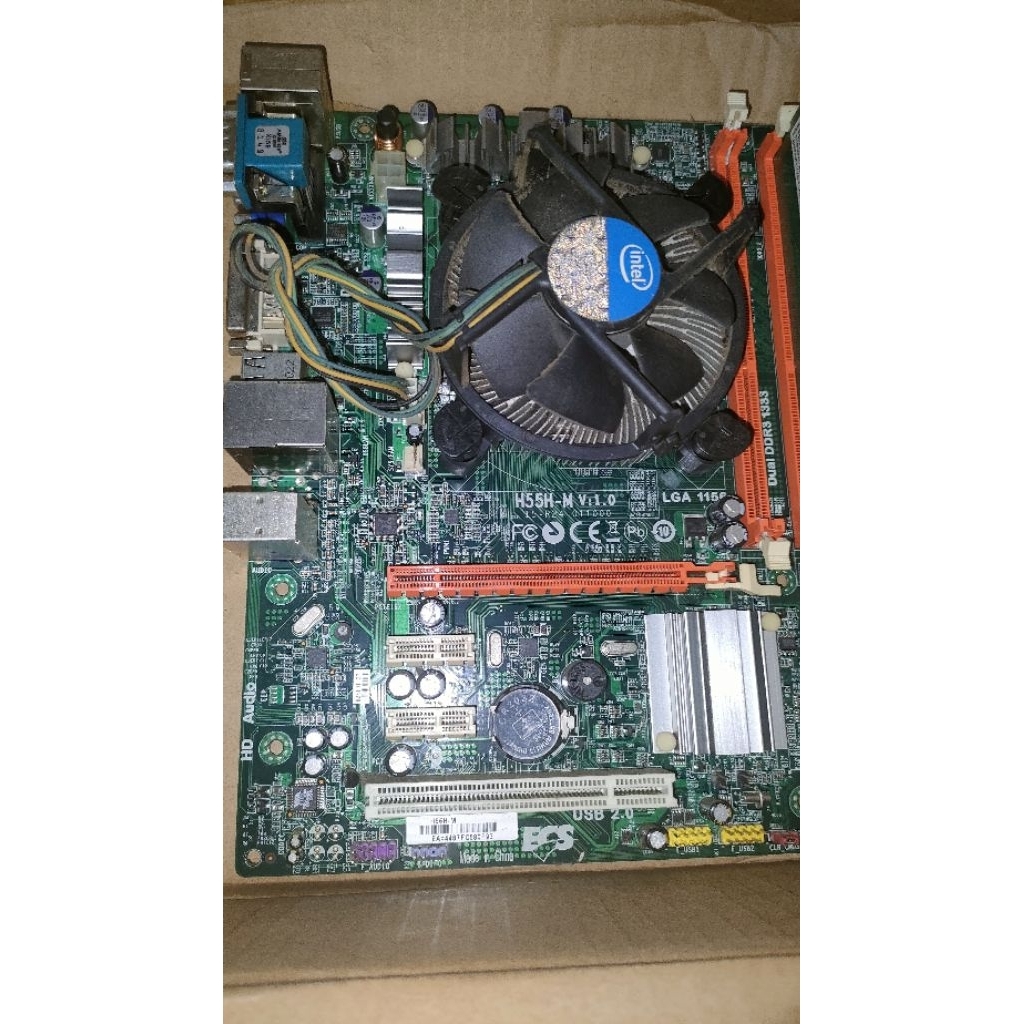 paket mobo H55h i3