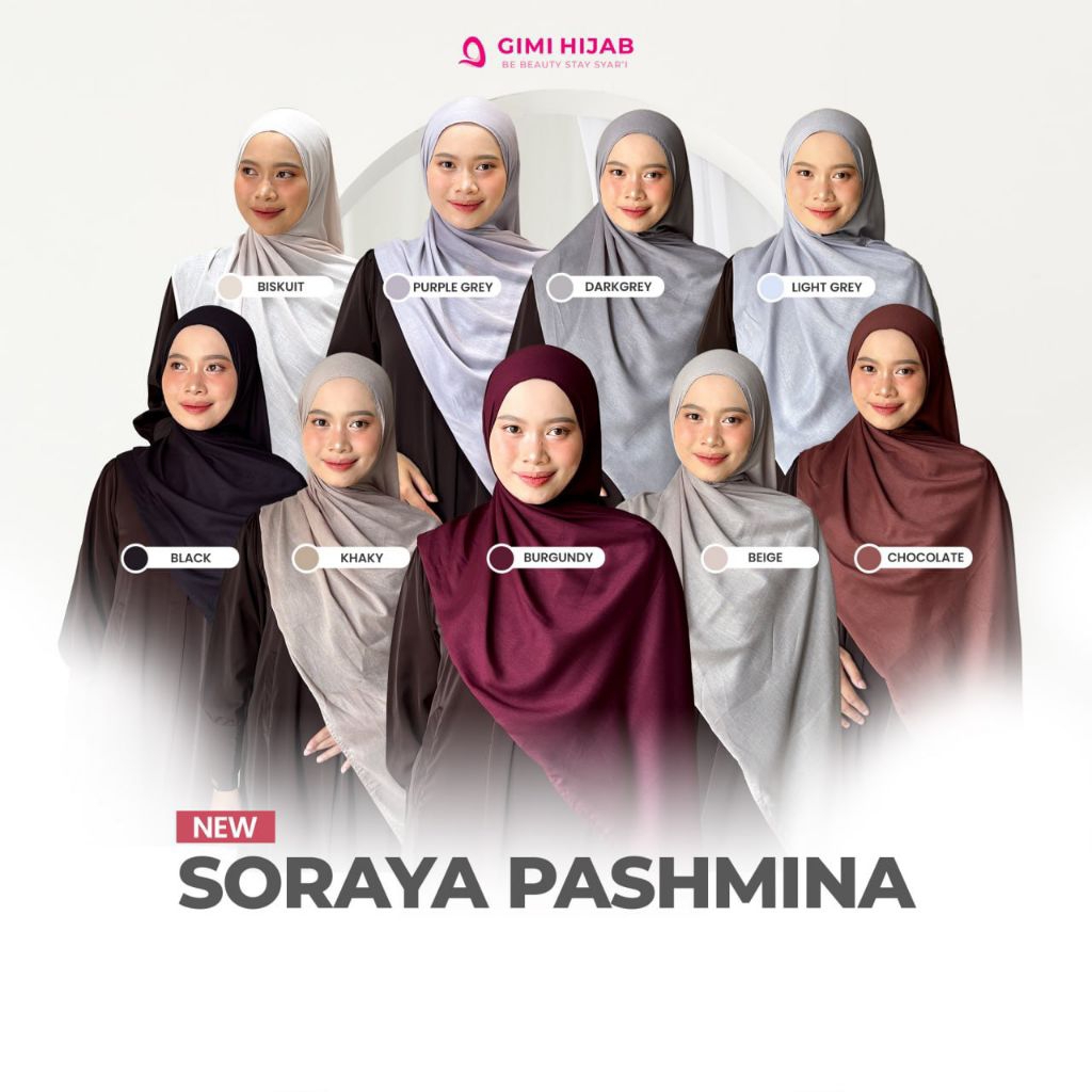 SORAYA HIJAB PASHMINA | Gimi Hijab