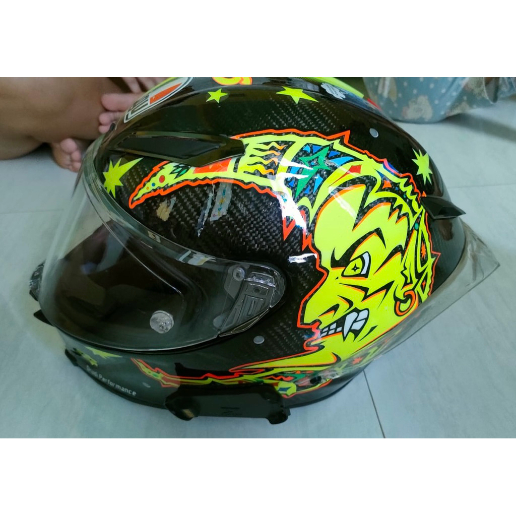 AGV PISTA GPR CARBON ROSSI SUN AND MOON 20TH ANNIVERSARY