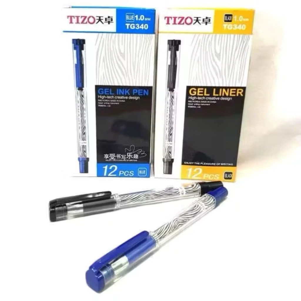 Gel Pen Tizo TG 340 1.0mm Pulpen Tizo TG 340 Pulpen Gel Tizo Gel Ink Pen Tizo TG-340