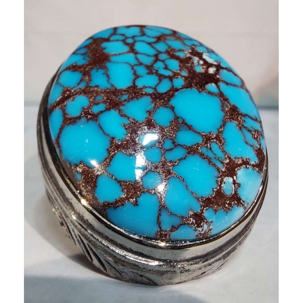 PIRUS MESIR BIRU MUDA GRADASI EST DIM 40x31x11 RING 7