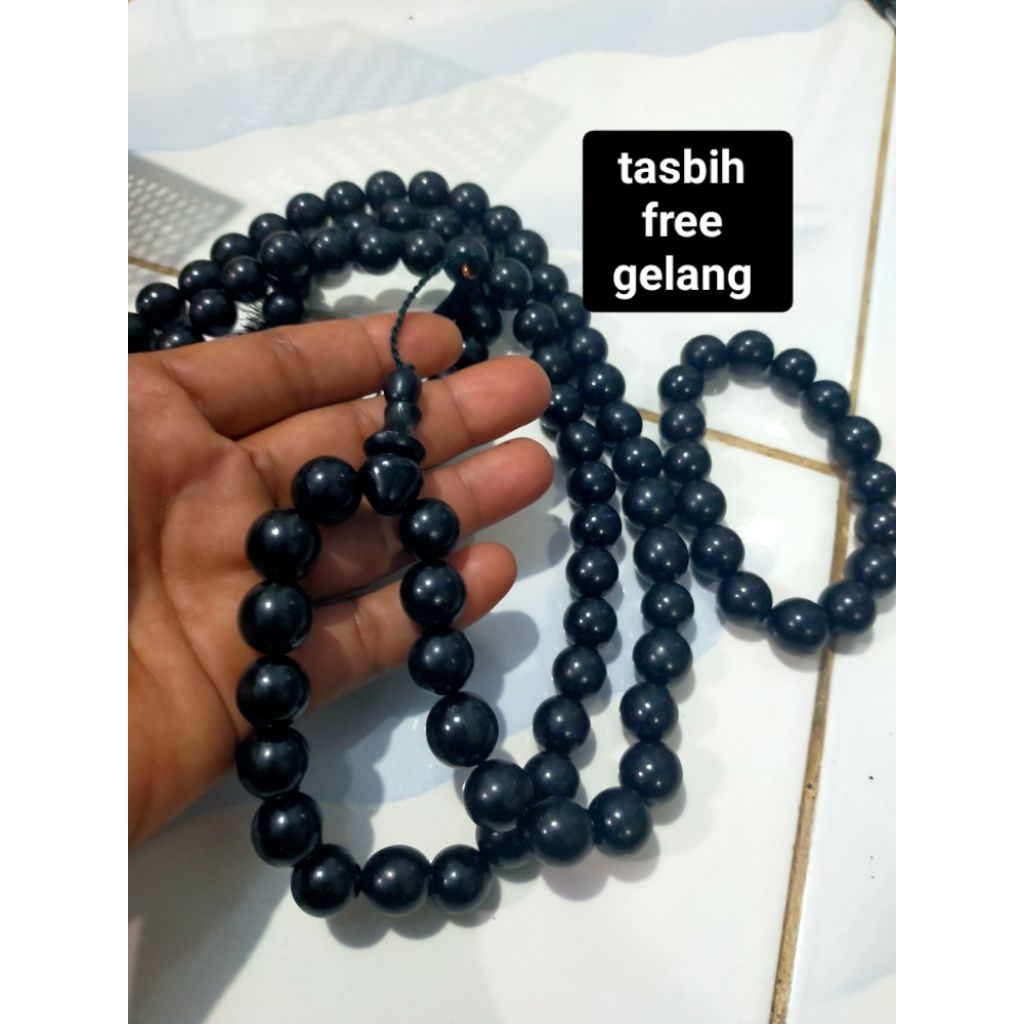 tasbih kokka jawa hitam free gelang tasbih jumbo