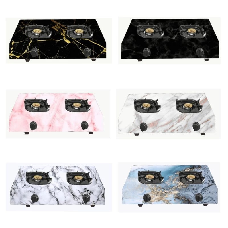 COD Stiker Kompor Motif Marmer Anti Air Dan Panas  Desain marmer elegan