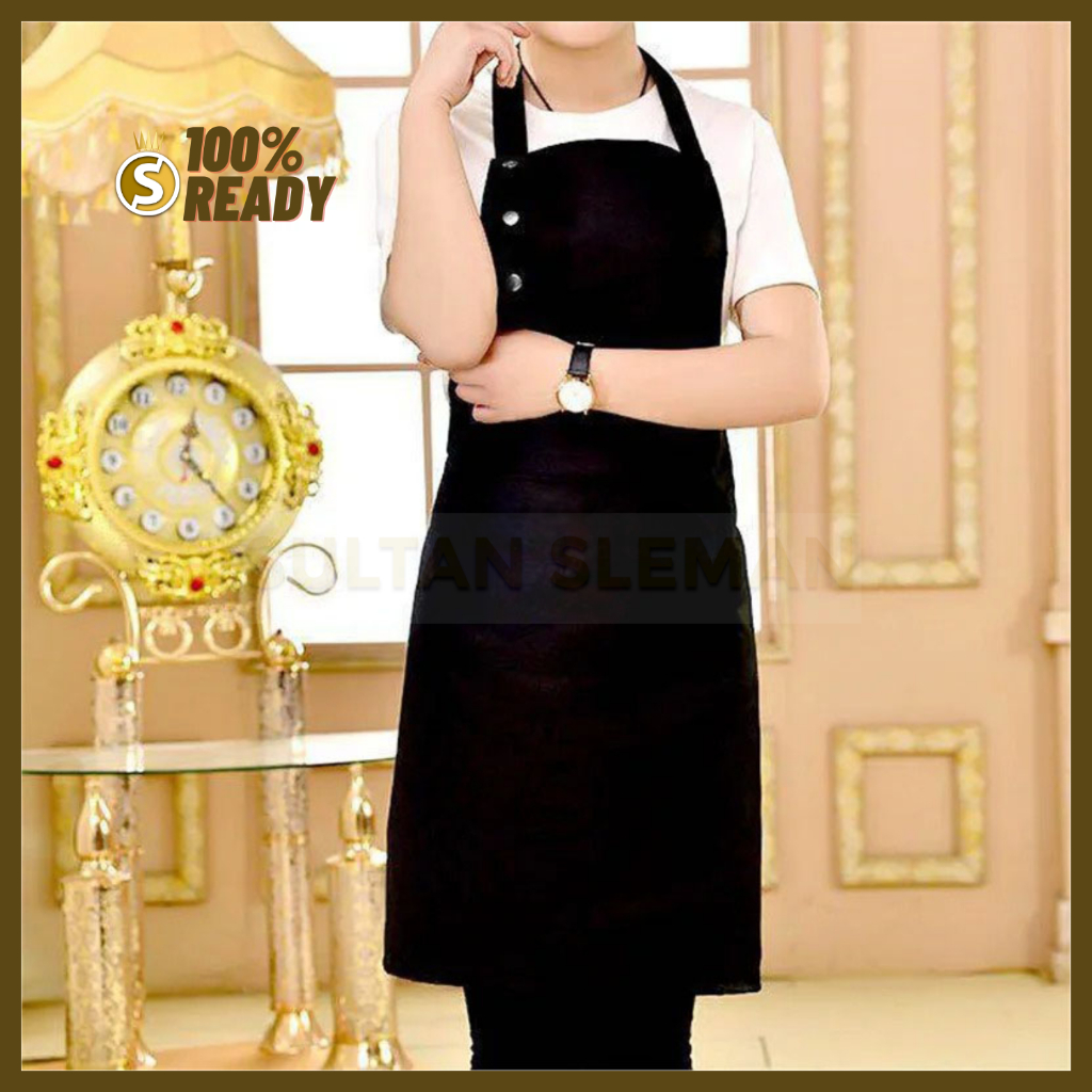 Apron Celemek Waterproof / Apron barista / Apron Masak Celemek Masak