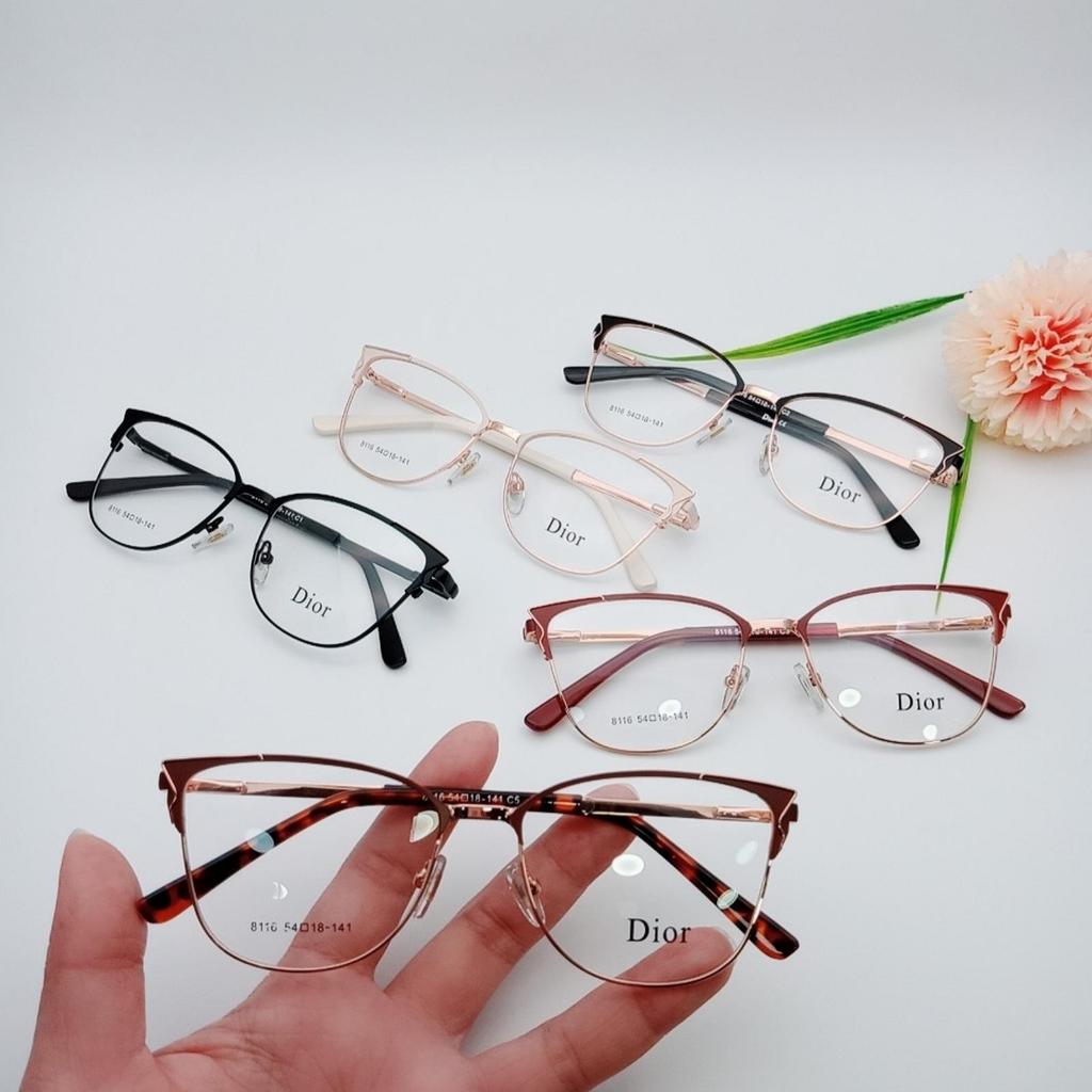 frame kacamata cat eye besi wanita 8110
