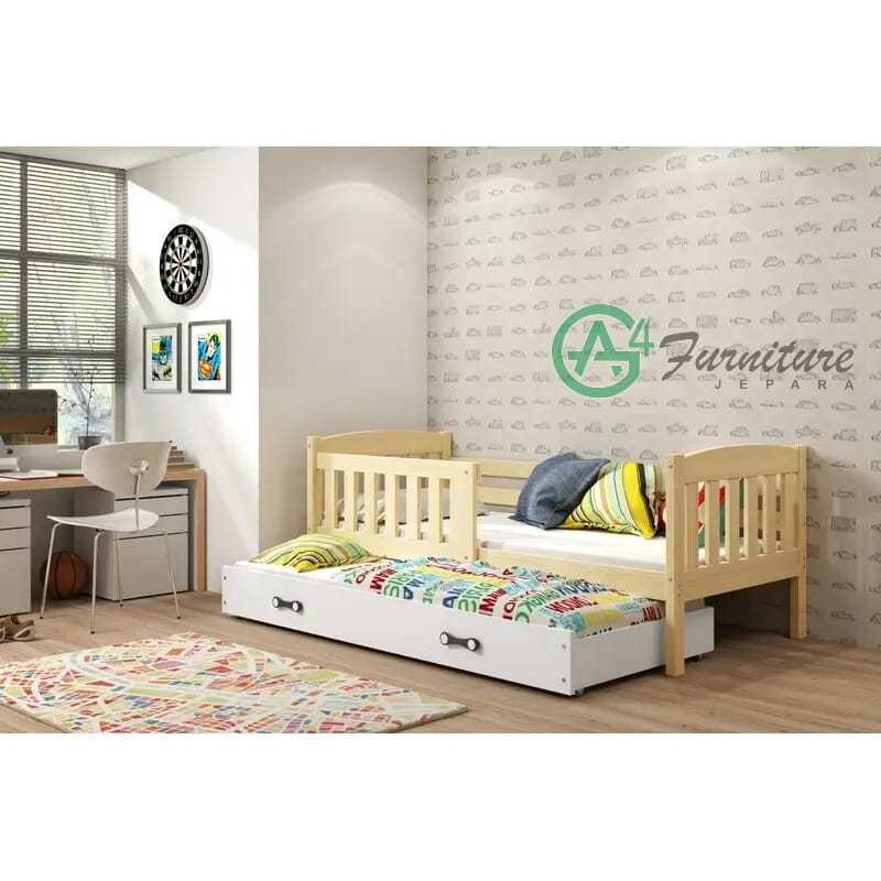 Tempat Tidur Anak Sorong Minimalis Makilah