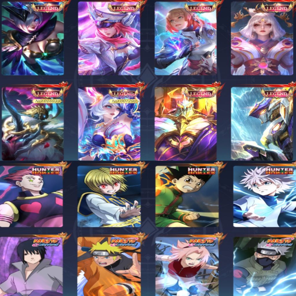 akun mobile legends mythic imo glory