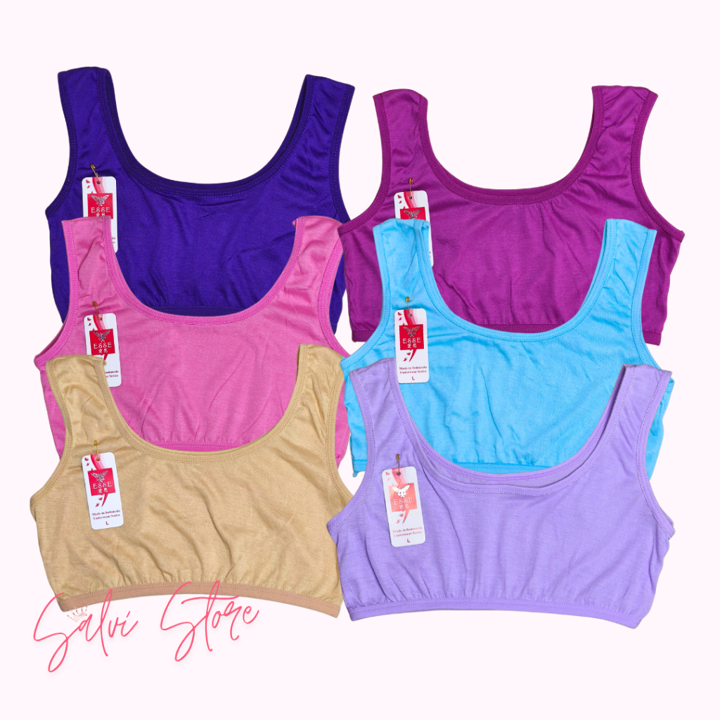 Salvi Store| 6 Pcs Miniset Esse Polos Miniset Anak Remaja Tanpa Busa