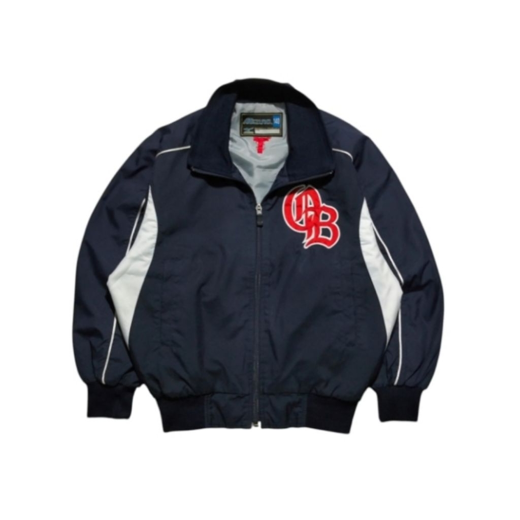 MIZUNO baseball kids jacket windbreaker vintage size 140 fit 9 - 11 th (P54xL52)