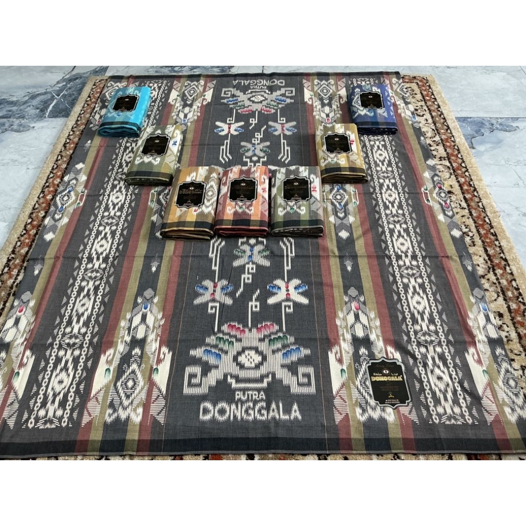 sarung donggala A1 222 motif delima & Qatar & melati & rambutan & horison & sakura & toraja 3D
