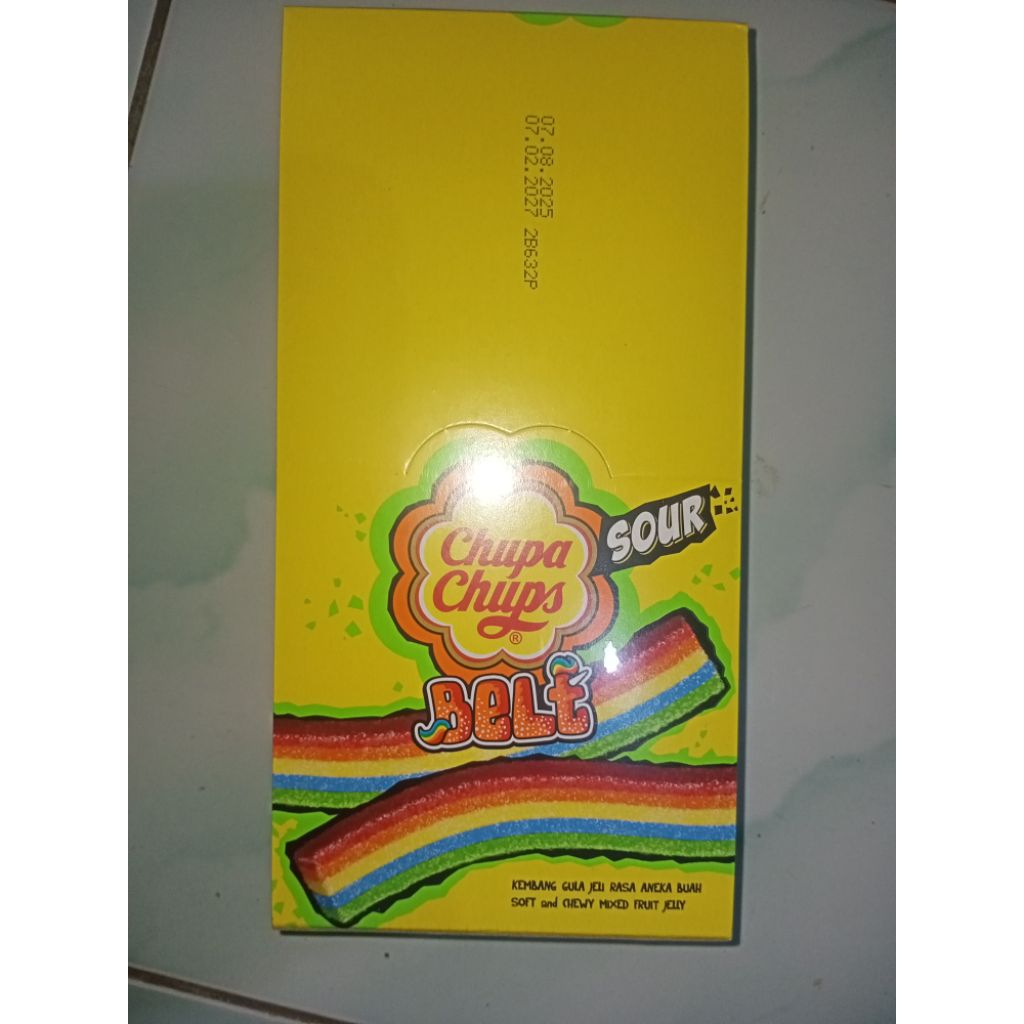 Chupa Chups Sour Belt 168g