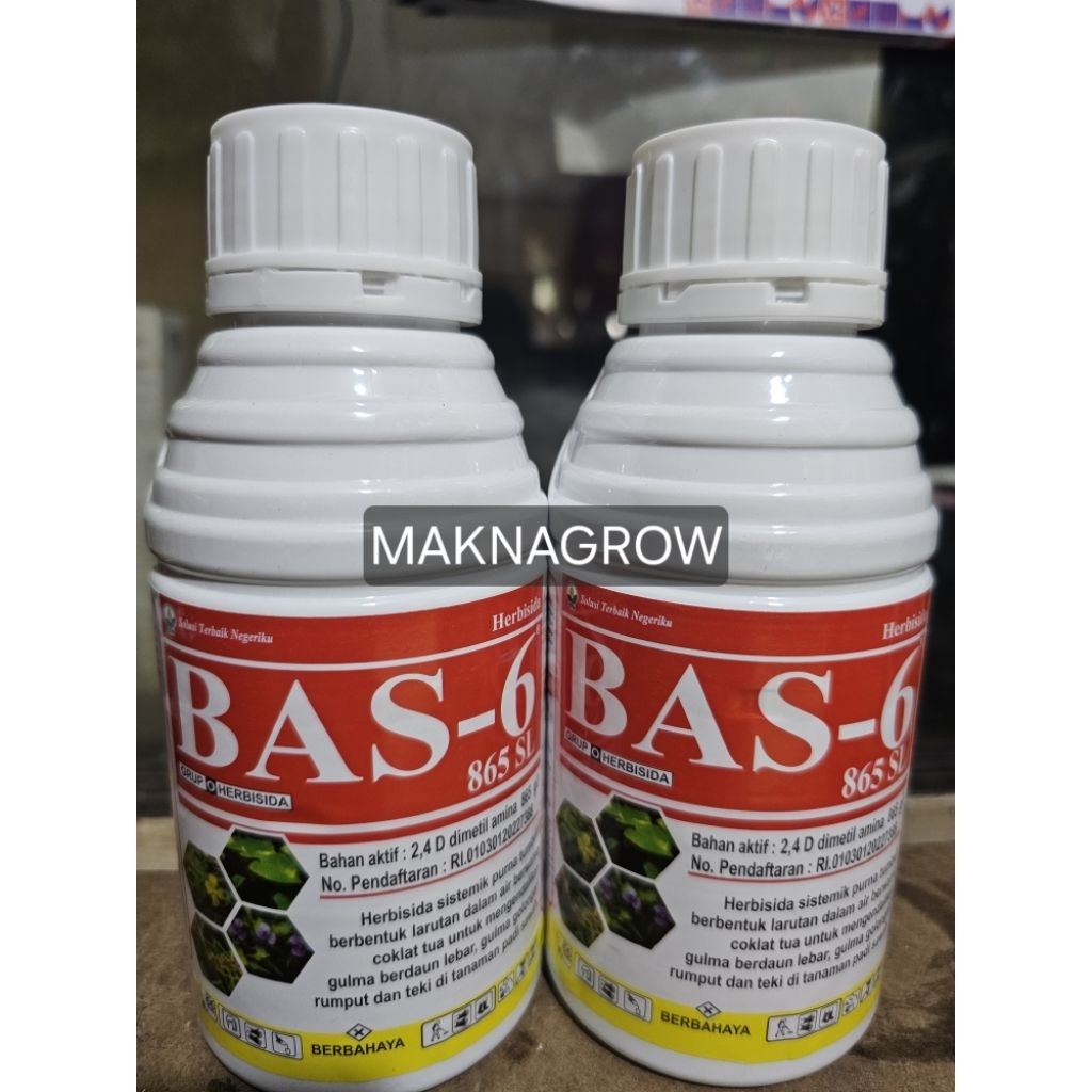 Racun rumput / bergetah HERBISIDA BAS 6 865 SL 400 ML sejenis DMA 6