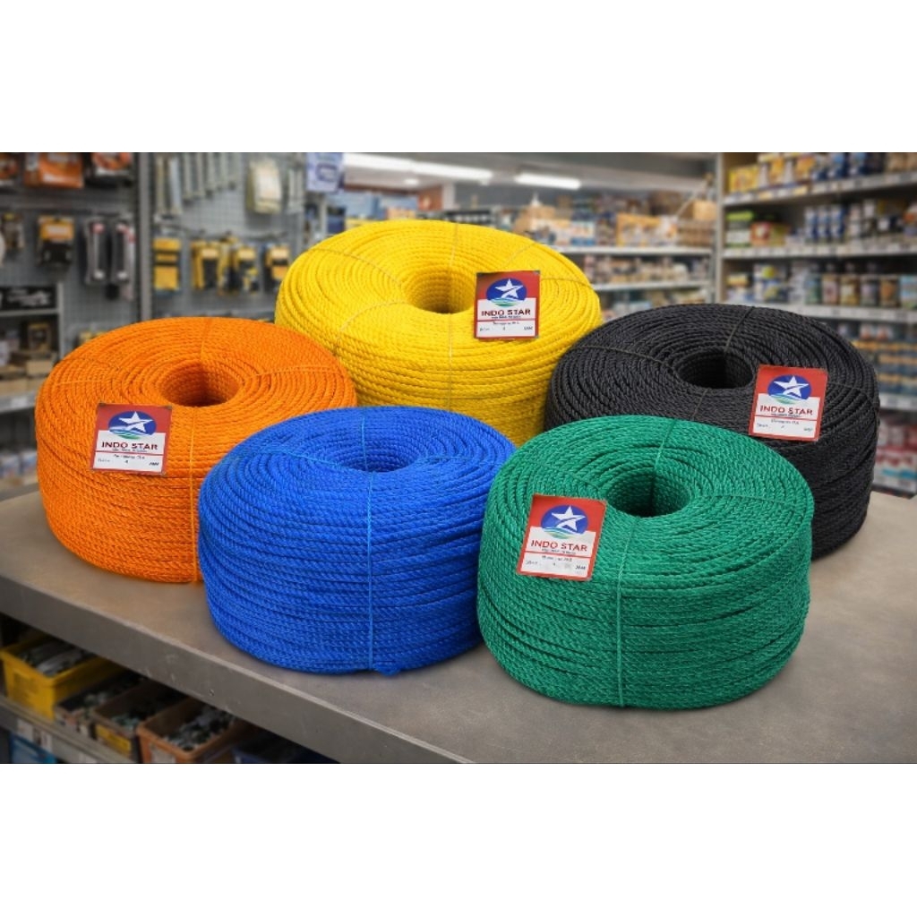 Tali 4mm / Tali Tambang 4mm PE 1 ROL Murah