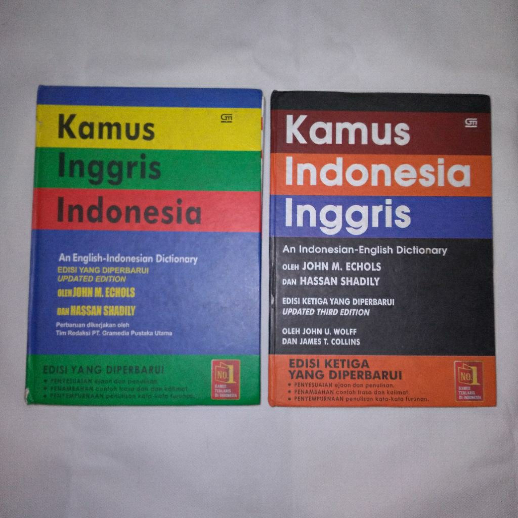 PRELOVED Kamus Indonesia-Inggris / Inggris-Indonesia (sepaket)