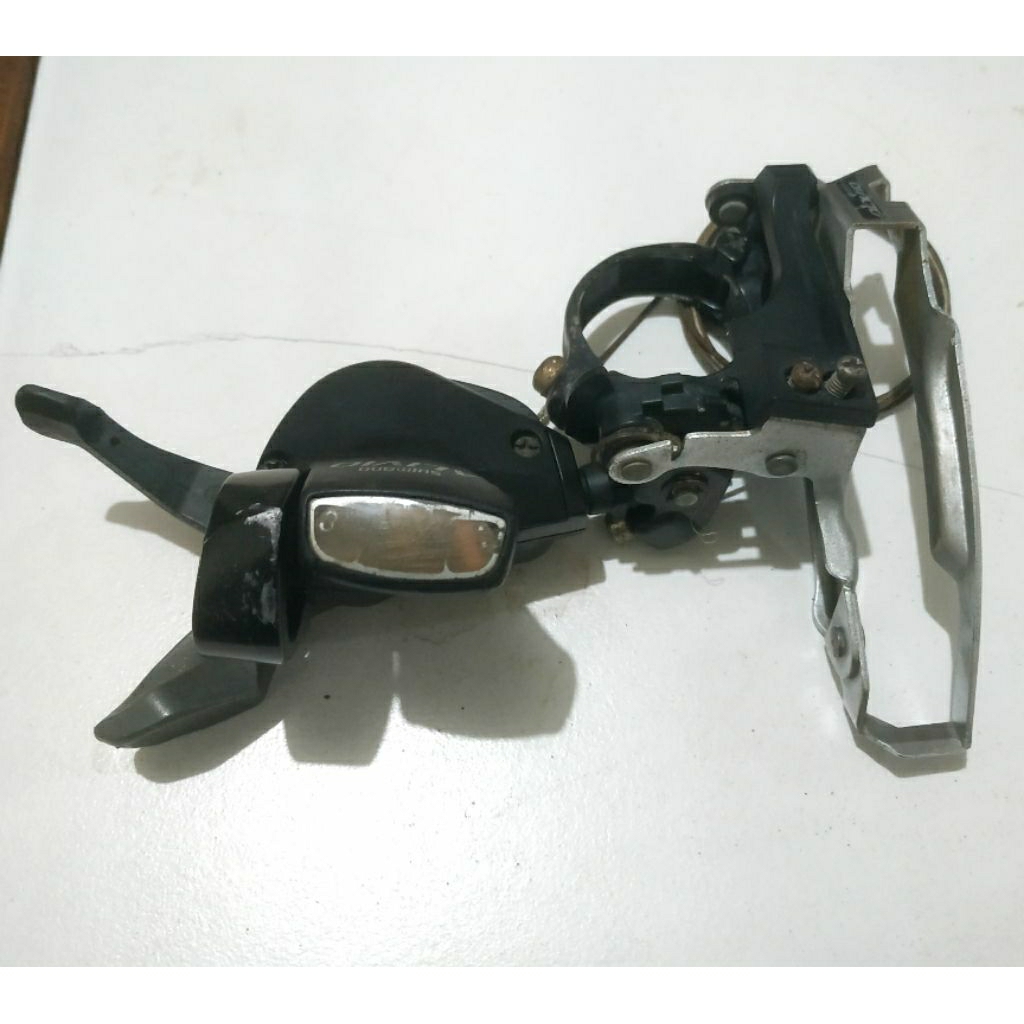 SHIFTER + FD Shimano ALIVIO 3 Speed ORIGINAL SINGAPURA