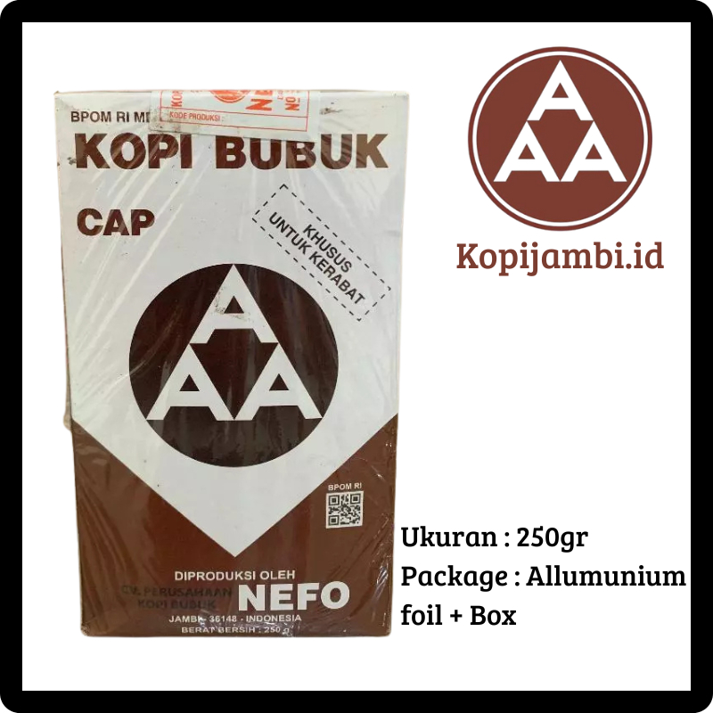 Kopi AAA Premium Khas Jambi 250gr Kotak