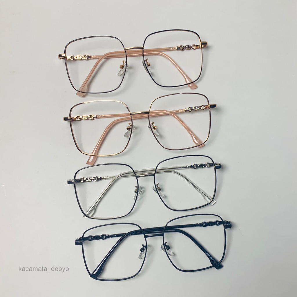 Frame 20072/Kacamata Kotak/Kacamata Besi/Frame Kotak/Frame Besi/Kacamata Minus