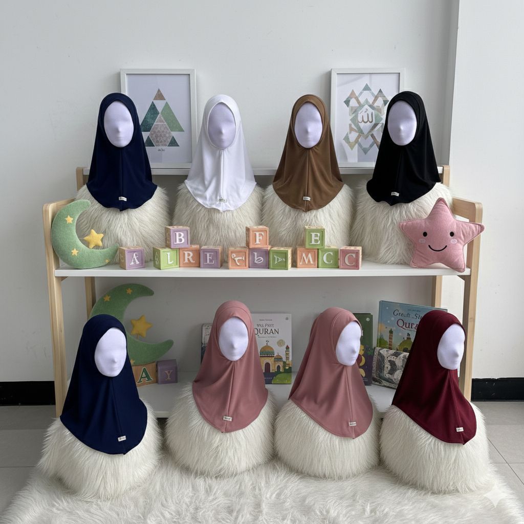 DIANARA-Hijab Dagu Karet Jilbab Instan Super Nyaman