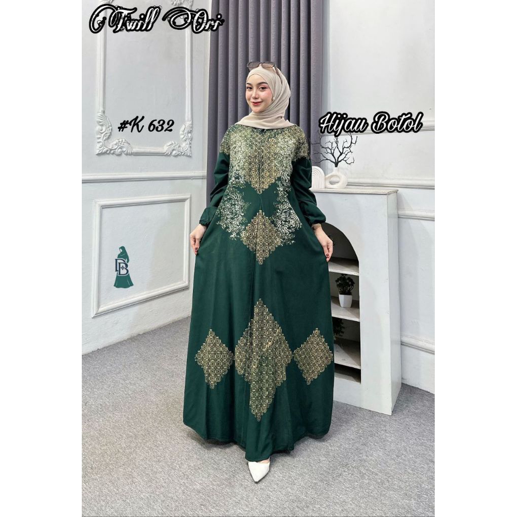 GAMIS TWILL ORI/BATIK TERBARU SIZE JUMBO (LD.115)