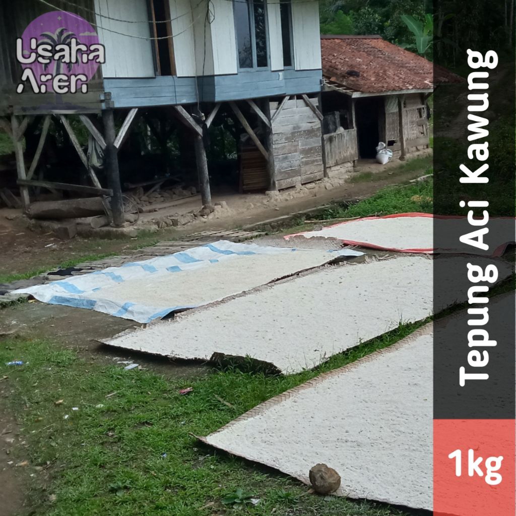 Aci Kawung Asli 1kg Tepung Sagu Aren Alami Tanpa Campuran Khas Cianjur Selatan