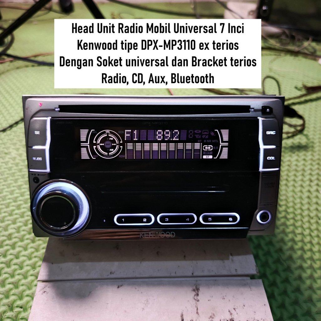 Tape Mobil Bekas Jadul | Kenwood DPX-MP3110 Universal, Copotan Terios | Dengan Soket Universal
