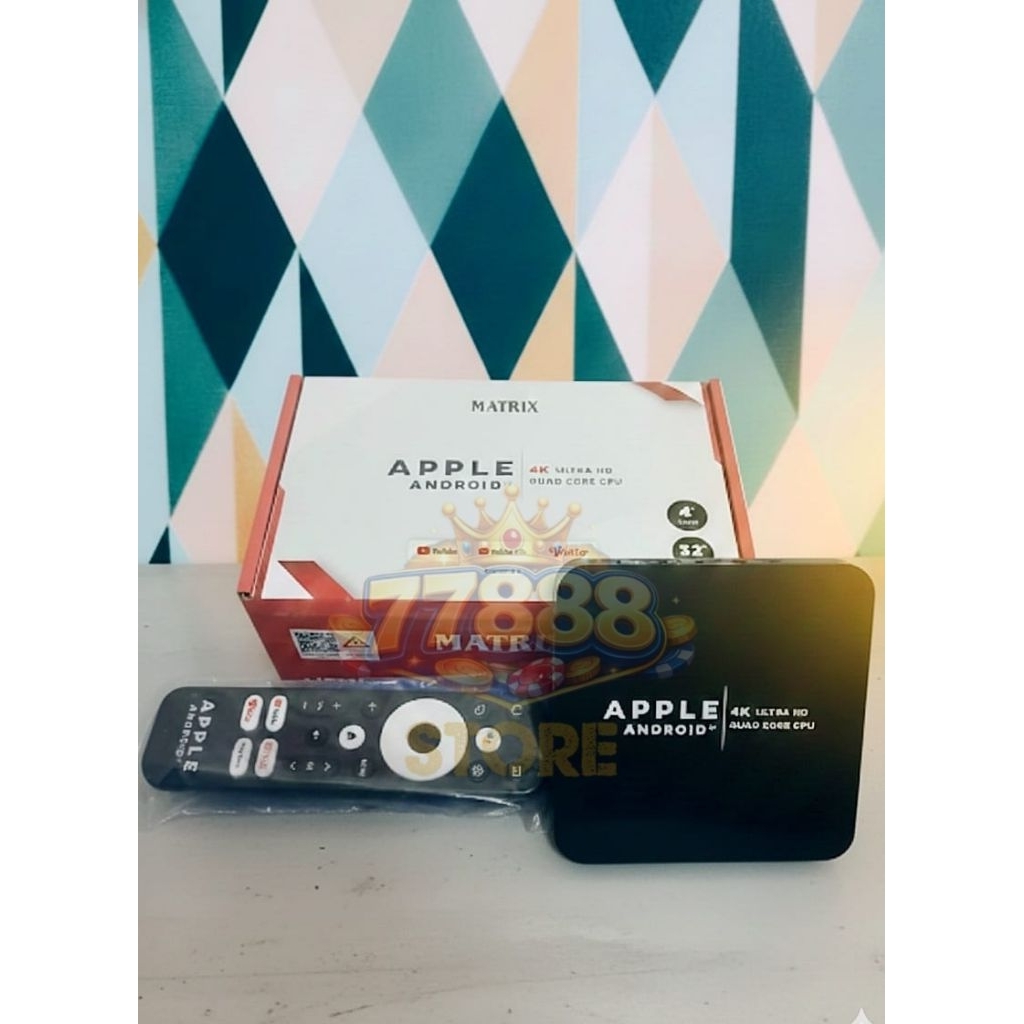 Matrix Apple Android TV Box Bluethooth - TV Box Android 12 | Ram 4gb