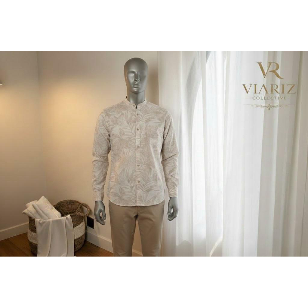 Viariz Signature - Abstract Floral Summer Shirt for Men