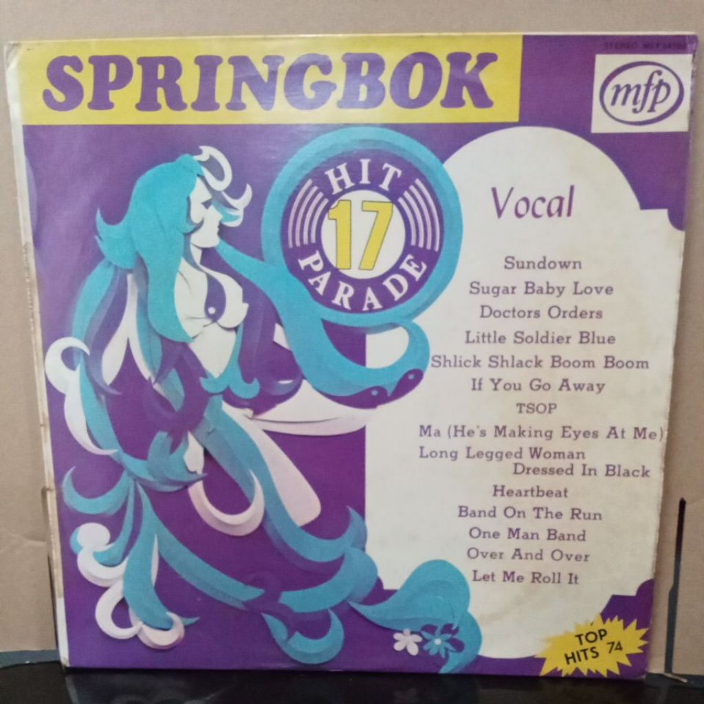 Vinyl Piringan Hitam 12 inch Springbok Hit Parade No. 17