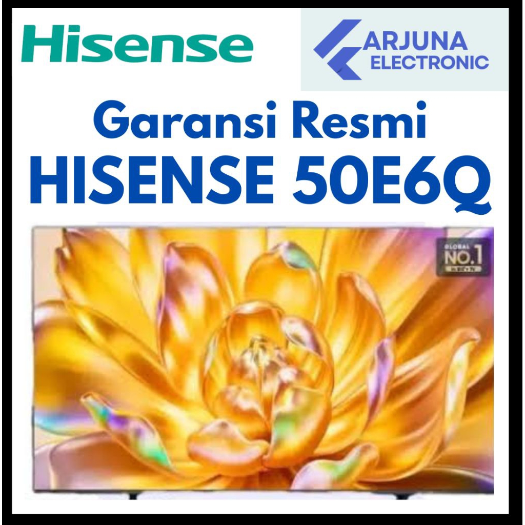 HISENSE 50E6Q 4K SMART TV OS VIDAA 50 inch 2025 Series