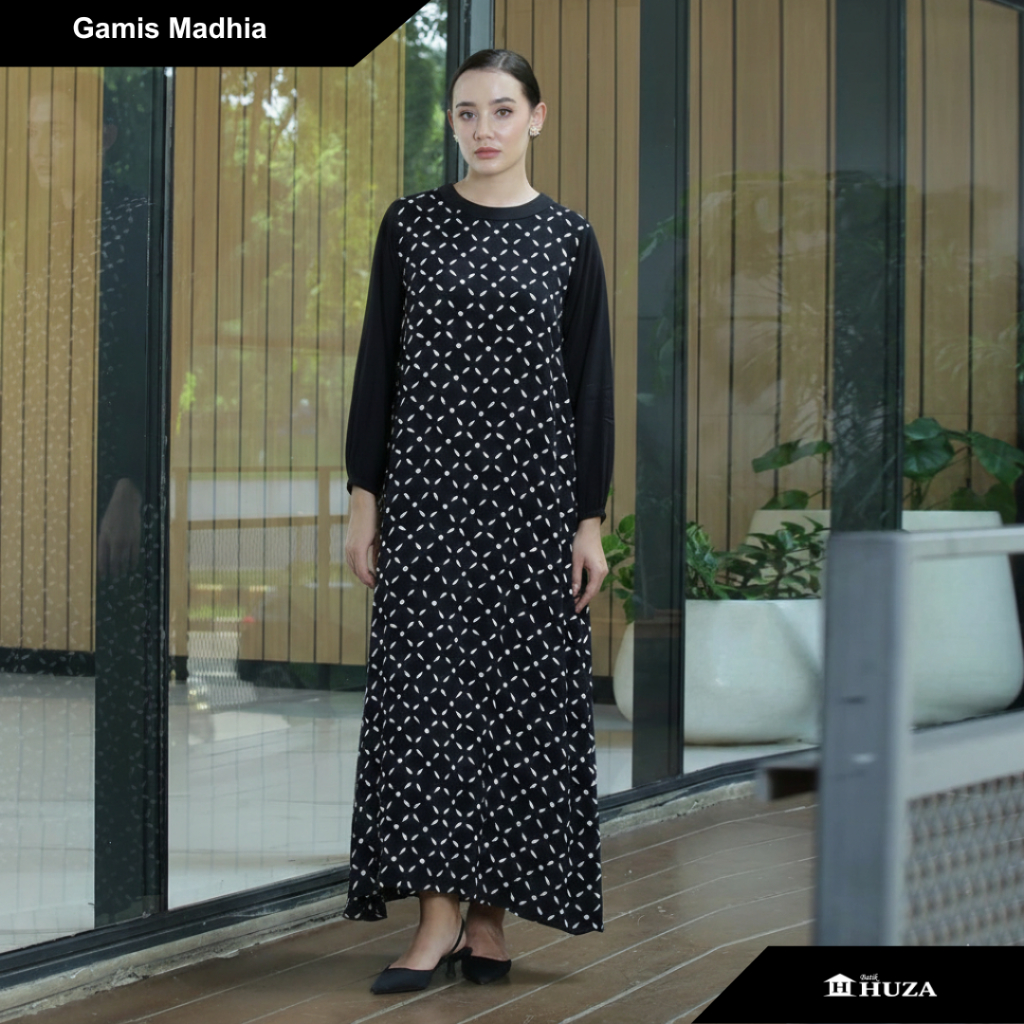 Batik Huza Gamis Batik Dress Batik Gamis Madhia