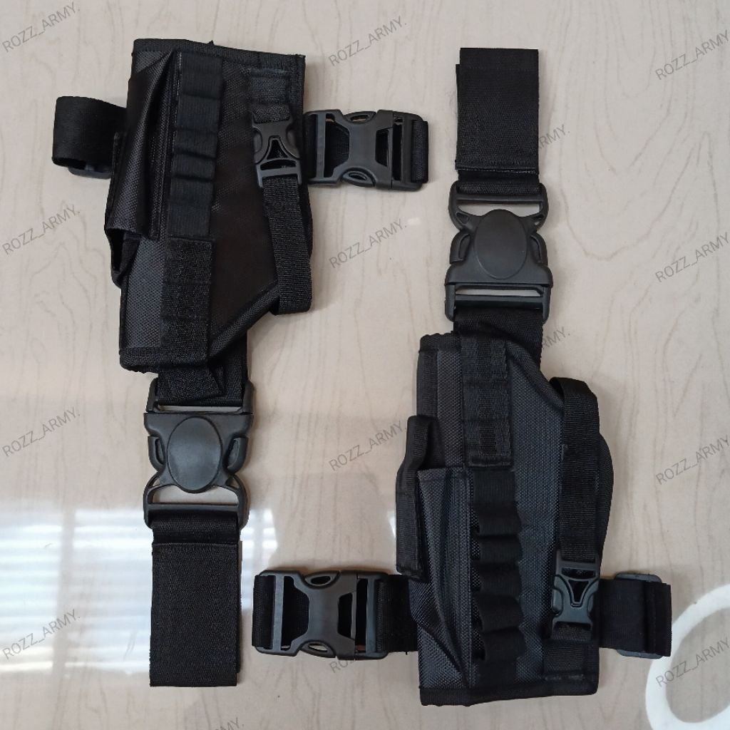 HOLSTER PAHA KANAN KIRI TACTICAL UNIVERSAL ASETAL
