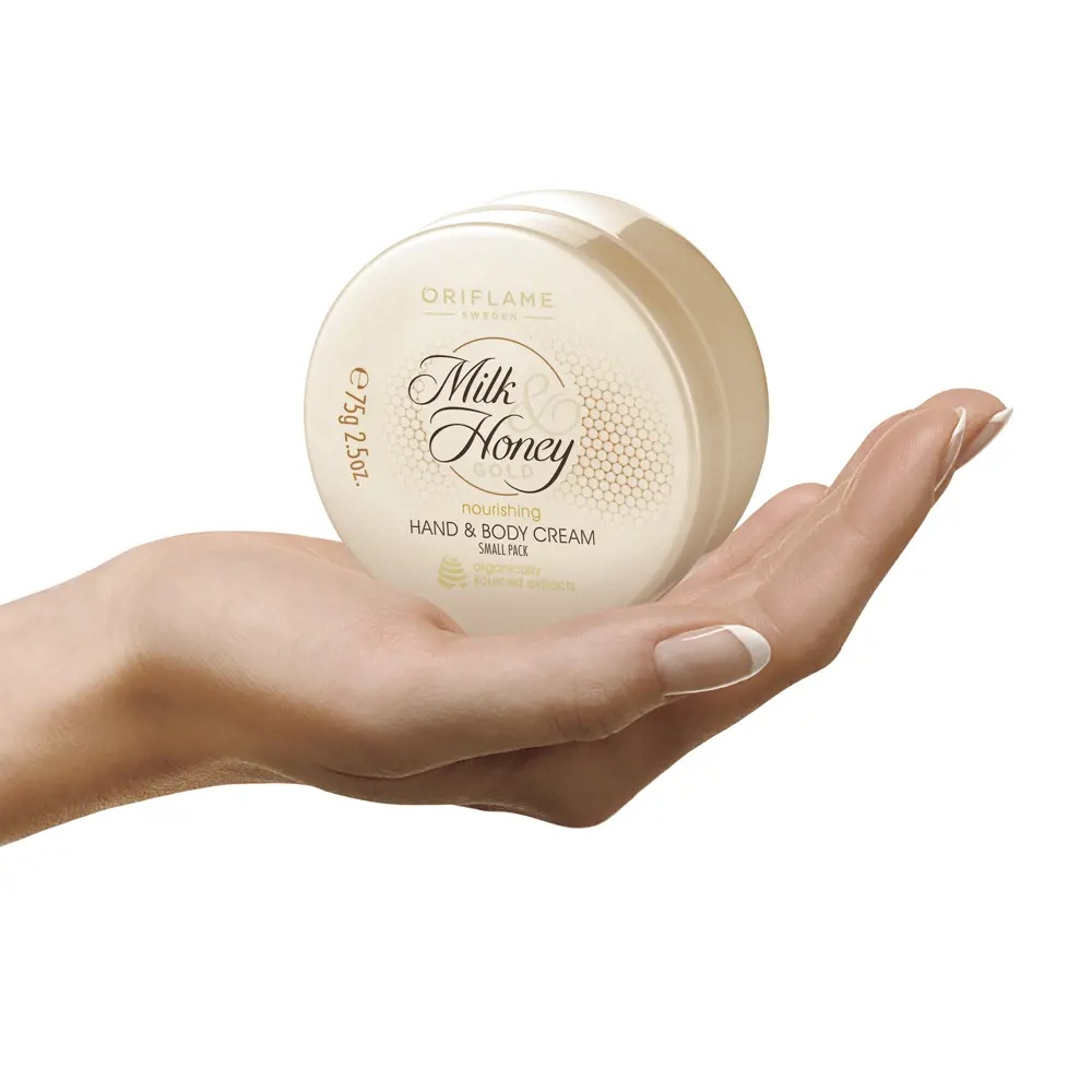 Milk & Honey Gold Nourishing Hand & Body Cream Small Pack Oriflame (75g)