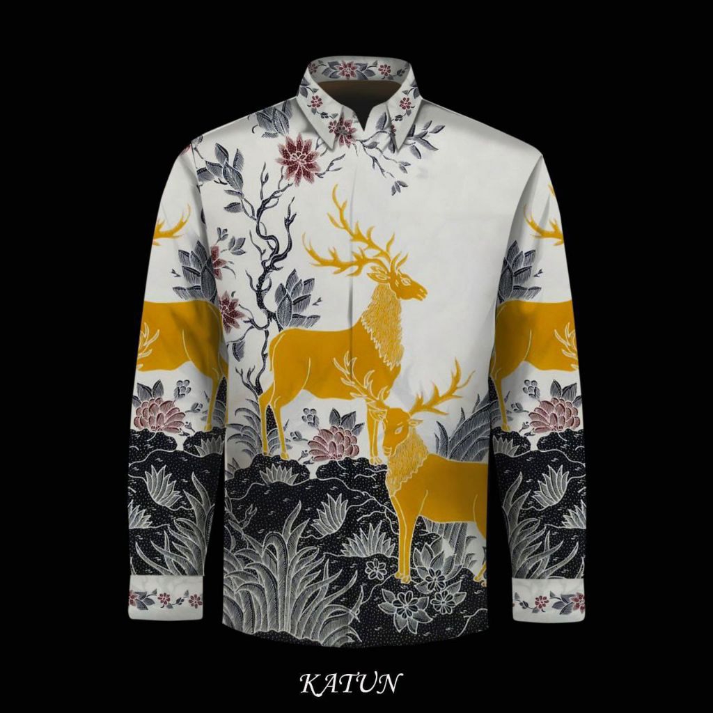 kain batik tulis pria kain batik katun motif rusa