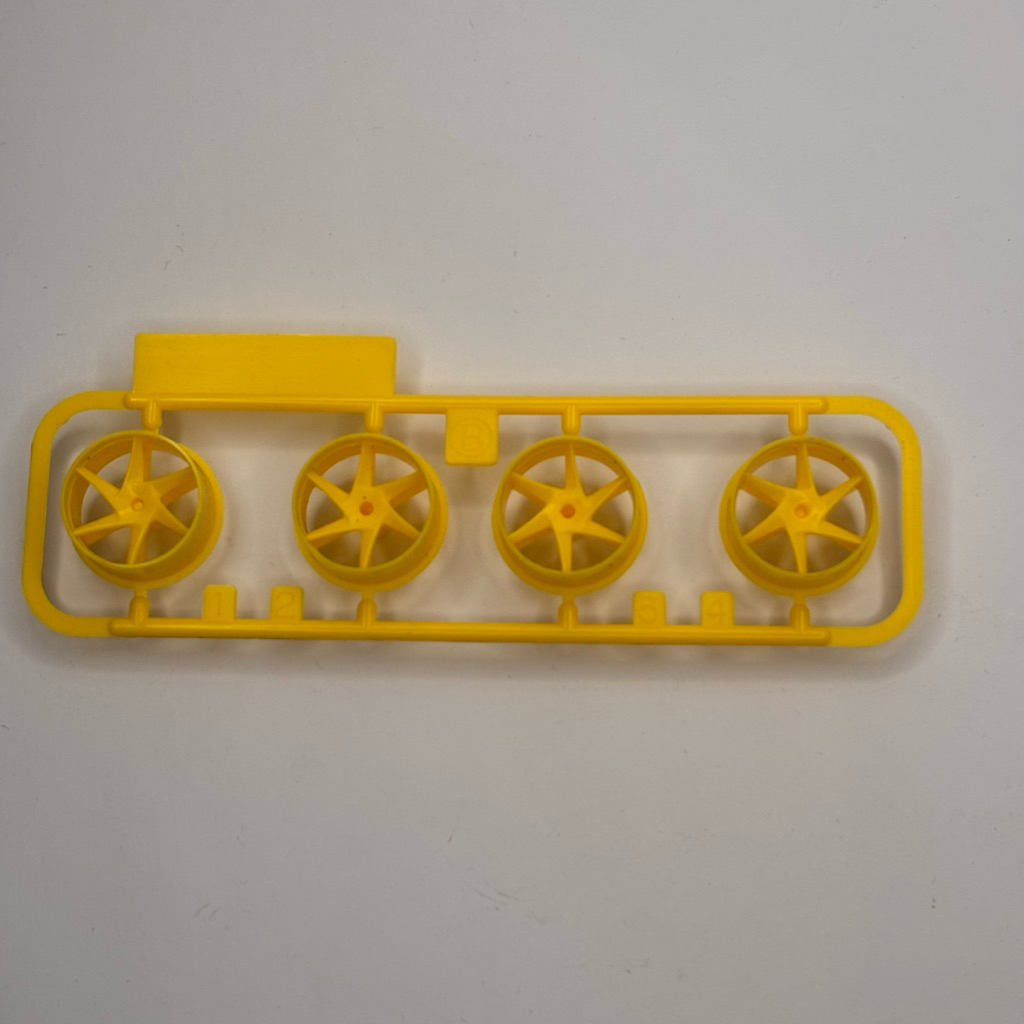 Velg Tamiya 6 Spoke Kuning Original
