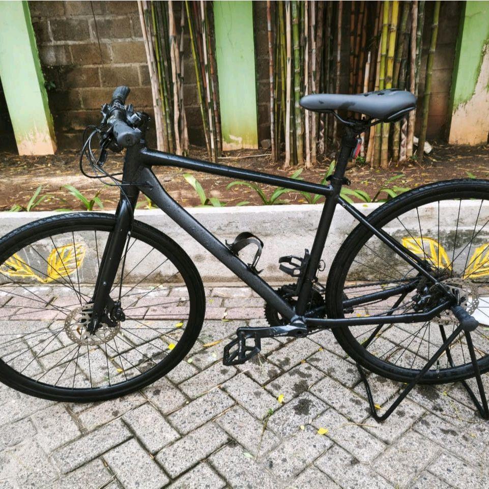 Sepeda Hybrid Polygon Path 3 Upgrade FD Sora 2 Speed + Hub Novatech