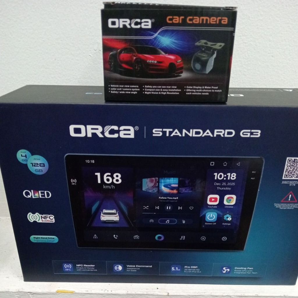 Head Unit Android Orca Standard Series 9 Inch / Head Unit Orca ADR 9988 Standard Series / Head Unit 