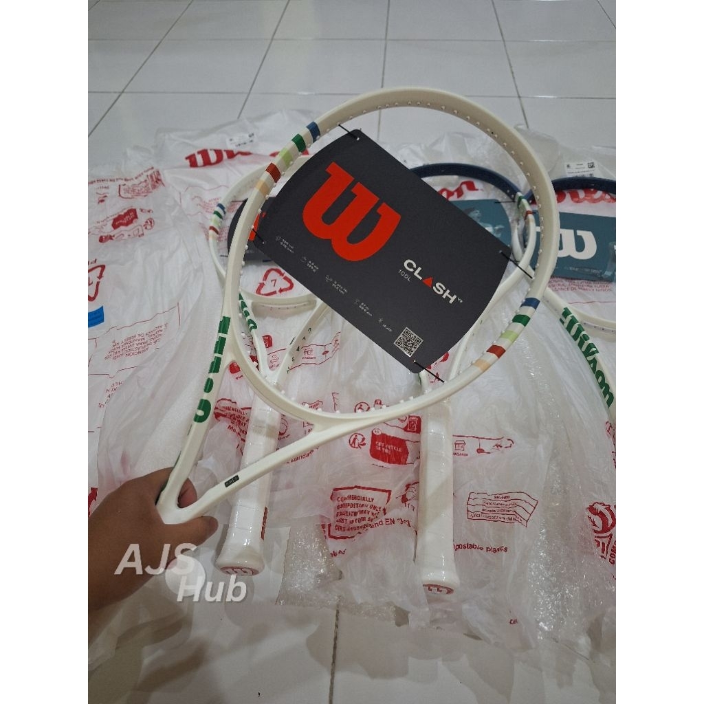 Raket Tenis Wilson Clash 100L 100inch & 280gr Tennis Racket