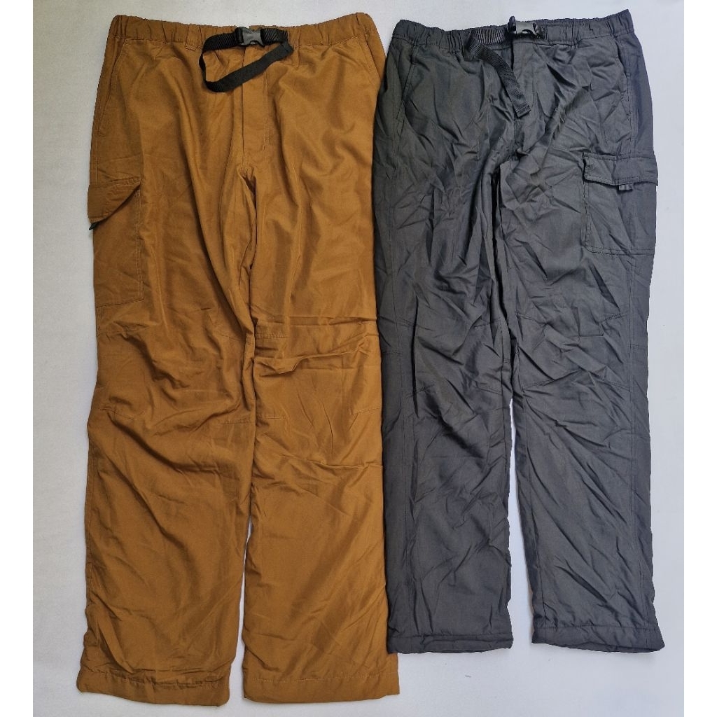 Uniqlo Warm Lined Cargo Pants Pria Original