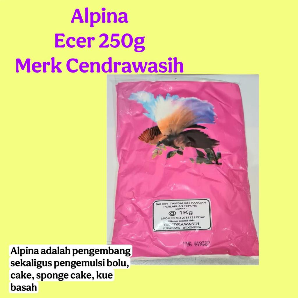 [250g] Alpina merk Cendrawasih Bahan Tambahan Pangan Bahan Pengemulsi Kue Ecer 250g