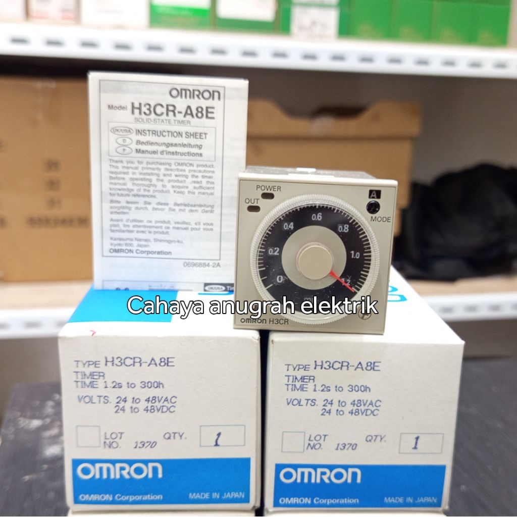 TIMER OMRON H3CR-A8E 24 TO 48V AC/DC OMRON H3CR A8 /OMRON H3CR A8E 100% ORIGINAL