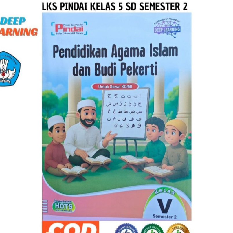 Lks Pindai Pendidikan Agama Islam Kelas 5 SD Smt 2 Kurmer  Terbaru Murah