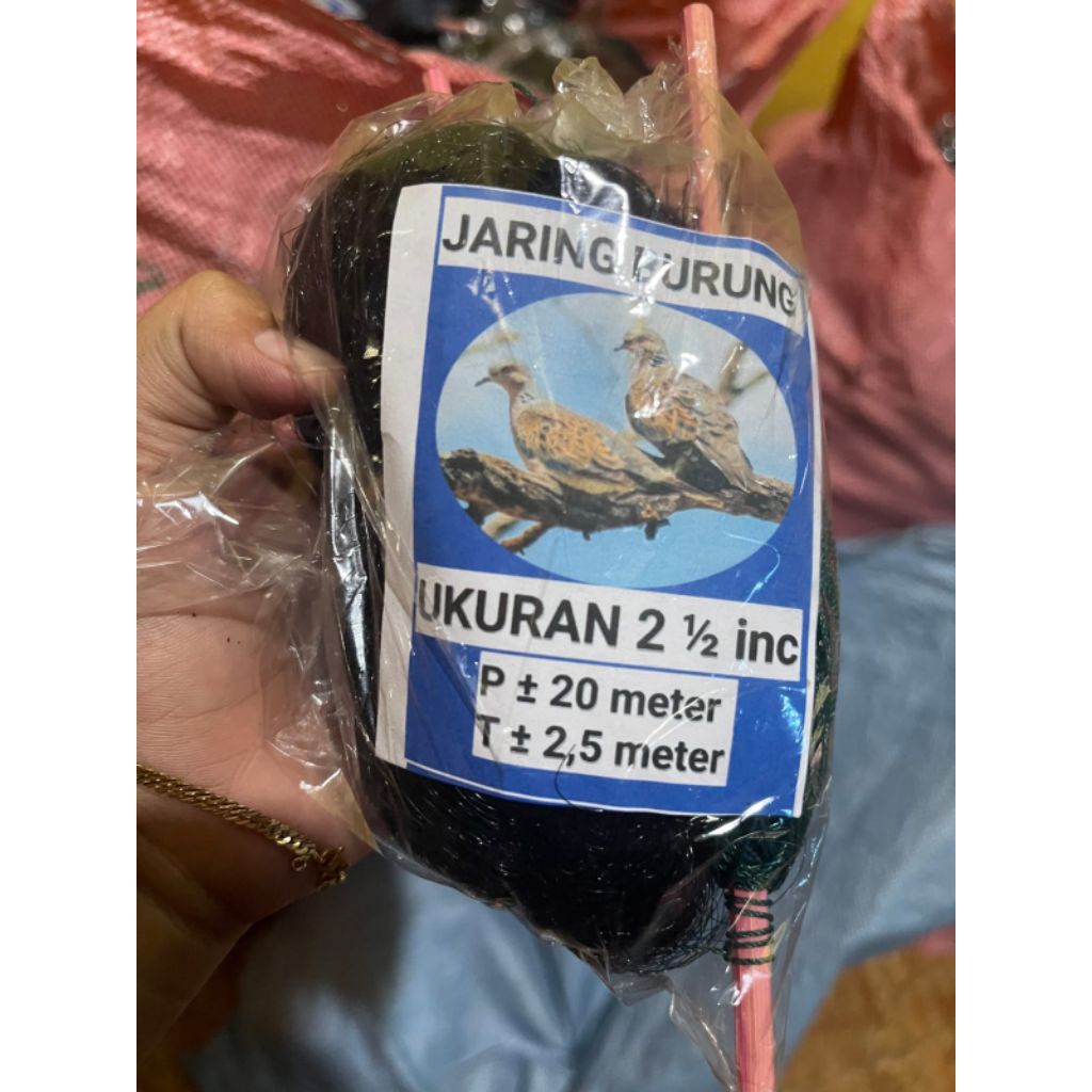 Jaring burung panjang 20 meter lebar 2,5 meter