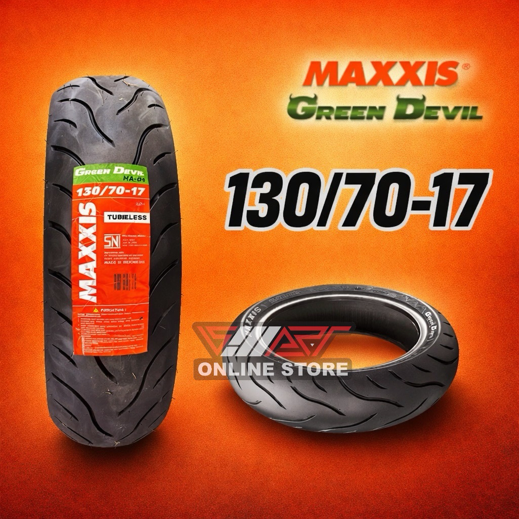 BAN MAXXIS 130/70-17 MAG1 62H GREEN DEVIL