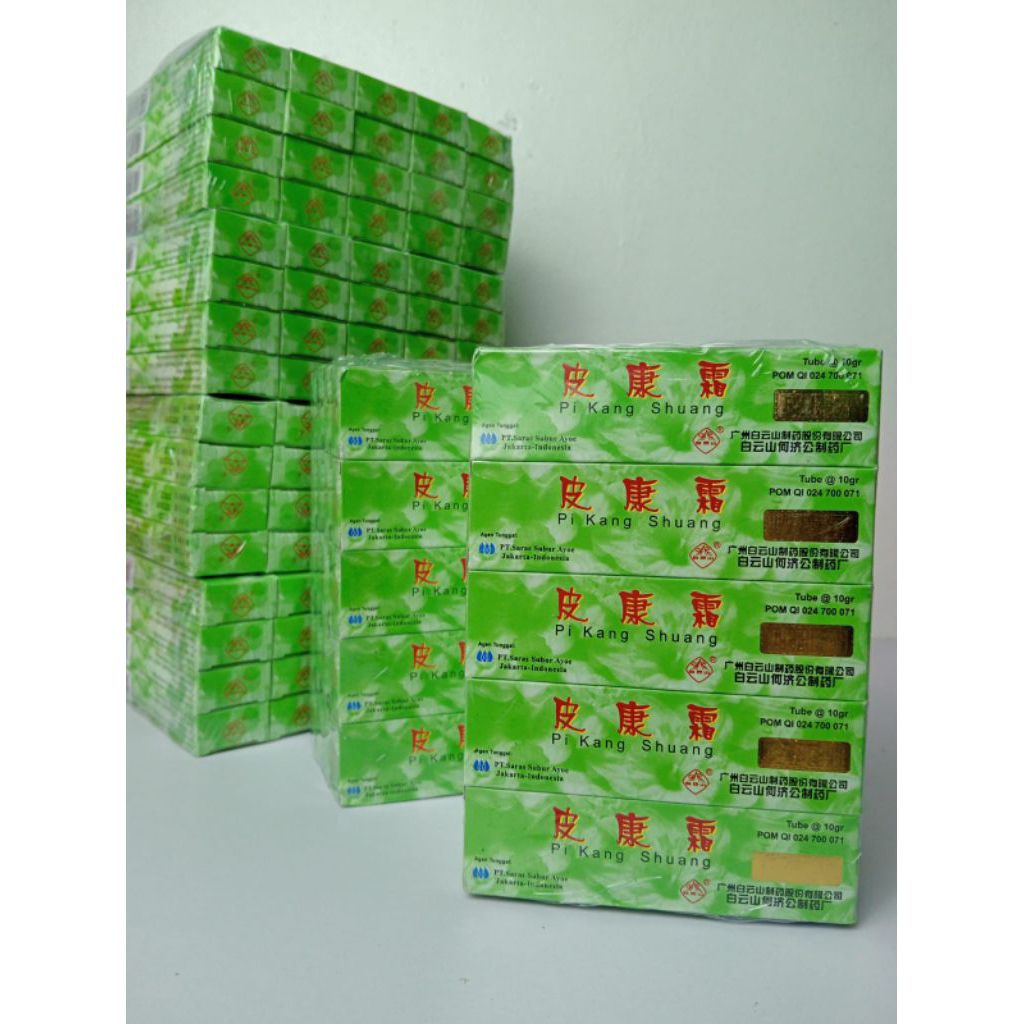 pikangsuang krim salep hijau gatal-gatal 1 box isi 20 pcs