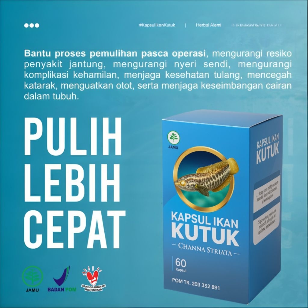 kapsul kutuk herbal | pengering luka pasca operasi | kapsul kutuk premium