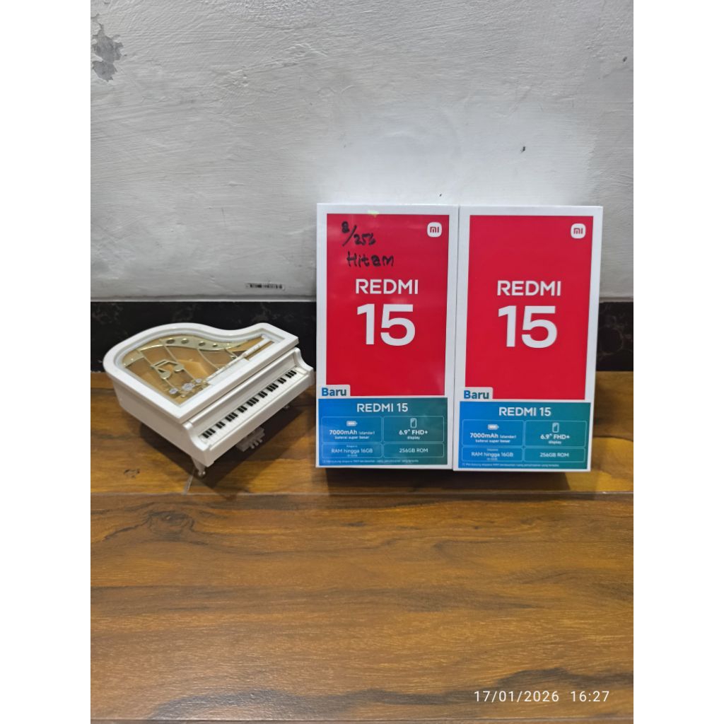 Handphone Redmi 15 NFC  ram 8/256Gb New Garansi Resmi