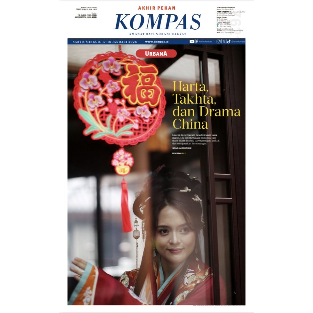 Koran KOMPAS 17 Januari 2026 (Kompas Akhir Pekan)