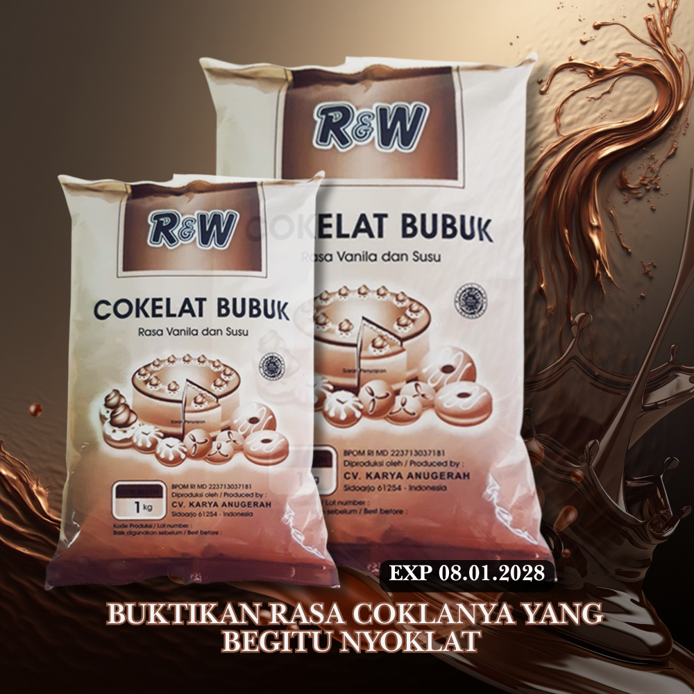 Coklat Bubuk 1kg R&W - Cokelat Bubuk Kilo Premium
