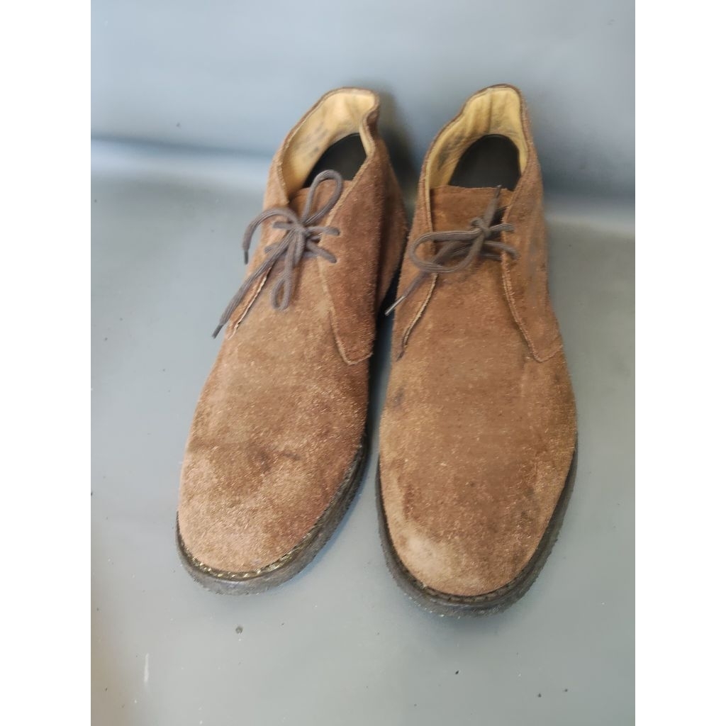 Sepatu Middle boots Suede dalaman kulit asli  Churchs England  sz 41/26