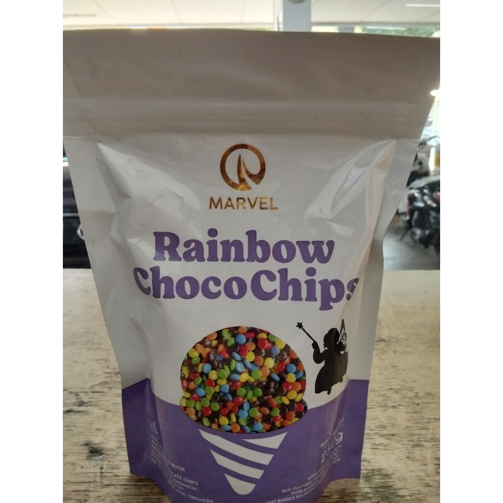 MARVEL RAINBOW CHOCO CHIPS 250Gr